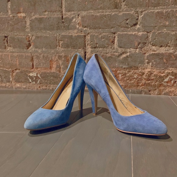 Aldo Shoes - Blue Suede Pumps